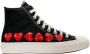 Comme des Garçons Play Chuck 70 Multi Heart High Zwarte Sneakers Black Heren - Thumbnail 2