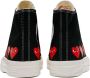 Comme des Garçons Play Chuck 70 Multi Heart High Zwarte Sneakers Black Heren - Thumbnail 5