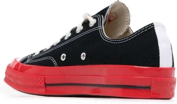 Comme des Garçons Play Chuck Taylor 1970s Lage Sneakers Black Dames