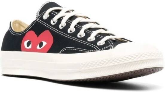 Comme des Garçons Play Chuck Taylor 1970s Lage Sneakers Black Heren