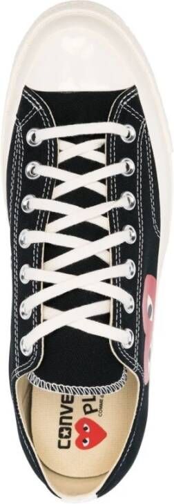 Comme des Garçons Play Chuck Taylor 1970s Lage Sneakers Black Heren