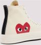 Comme des Garçons Play Chuck Taylor Hi Sneakers Beige Heren - Thumbnail 4