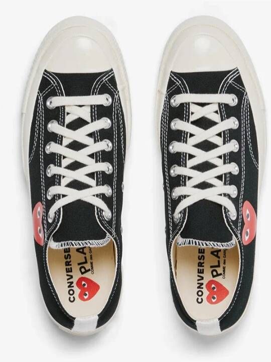 Comme des Garçons Play Chuck Taylor Lage Top Sneakers Wit White Dames