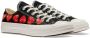 Comme des Garçons Play Zwarte Multi Heart Chuck Taylor Sneakers Black Unisex - Thumbnail 2