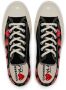 Comme des Garçons Play Zwarte Multi Heart Chuck Taylor Sneakers Black Unisex - Thumbnail 6