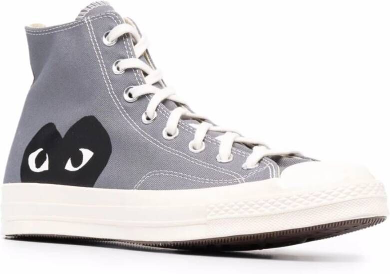 Comme des Garçons Play Grijze Heart Ct70 Hi Top Sneakers Gray Heren