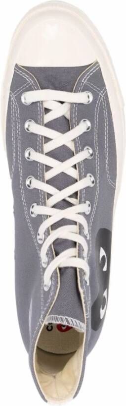 Comme des Garçons Play Grijze Heart Ct70 Hi Top Sneakers Gray Heren