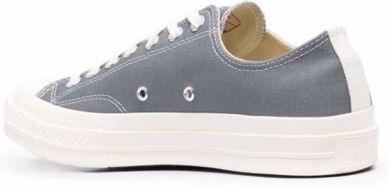 Comme des Garçons Play Grijze Katoenen Chuck Taylor Sneakers Gray Unisex