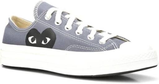 Comme des Garçons Play Grijze Sneakers Unisex Stijl Ss25 Gray Dames