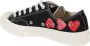 Comme des Garçons Play Hart Lage Top Sneakers Black Heren - Thumbnail 3