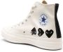 Comme des Garçons Play Hart Sneakers Wit Hoge Top White Dames - Thumbnail 2