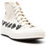 Comme des Garçons Play Hart Sneakers Wit Hoge Top White Dames - Thumbnail 4