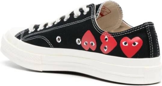 Comme des Garçons Play Hartprint Converse Sneakers Zwart Black Heren