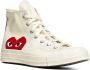 Comme des Garçons Play Hoge Sneakers Wit Rood Hart White Dames - Thumbnail 2