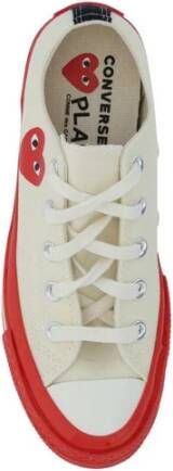 Comme des Garçons Play Iconische Heart 70 Sneakers met Logo White Heren