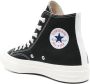 Comme des Garçons Play Rode Hart Hoge Top Sneakers Black Heren - Thumbnail 3