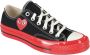 Comme des Garçons Play Rode Zool Lage Top Sneakers Black Heren - Thumbnail 2