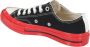 Comme des Garçons Play Rode Zool Lage Top Sneakers Black Heren - Thumbnail 3