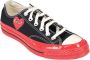 Comme des Garçons Play Rode Zool Lage Top Sneakers Black Heren - Thumbnail 2