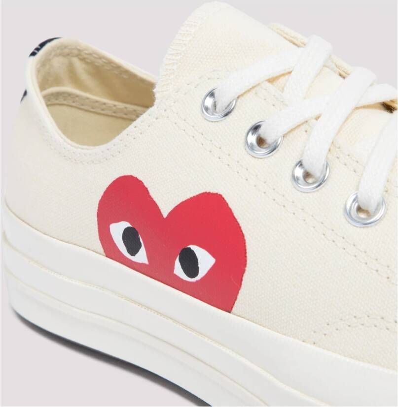 Comme des Garçons Play Lage Sneakers in Beige Dames