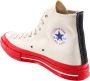 Comme des Garçons Play Witte Canvas Hart Sneakers White Heren - Thumbnail 3