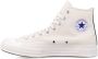 Comme des Garçons Play Witte Heart Hi-Top Sneakers White Heren - Thumbnail 3