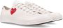 Comme des Garçons Play Witte Heart Low Top Sneakers White Unisex - Thumbnail 2