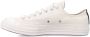 Comme des Garçons Play Witte Heart Low Top Sneakers White Unisex - Thumbnail 3