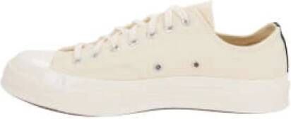 Comme des Garçons Play Witte Canvas Lage Sneakers White Dames