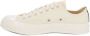 Comme des Garçons Play Witte Canvas Lage Sneakers White Dames - Thumbnail 2