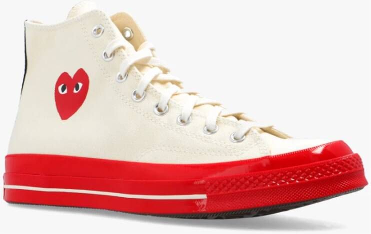 Comme des Garçons Play x Converse Beige Heren