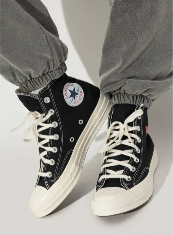 Comme des Garçons Play X Converse Black Dames