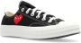 Comme des Garçons Play Canvas Heart Sneakers Zwart Black Heren - Thumbnail 14