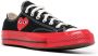 Comme des Garçons Play Zwarte Bug-Eyed Heart Sneakers Black Dames - Thumbnail 2