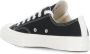 Comme des Garçons Play Zwarte Canvas Sneakers met Contrasterend Logo Black Dames - Thumbnail 4