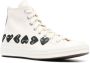 Comme des Garçons Play Zwarte Hart 2 Hoge Top Sneakers Beige Heren - Thumbnail 4