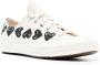 Comme des Garçons Play Zwarte Heart Chuck '70 Lage Sneakers White Heren - Thumbnail 6