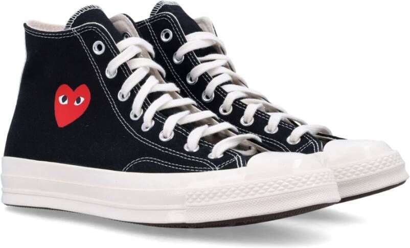 Comme des Garçons Play Zwarte Sneakers voor Iedereen Black Heren