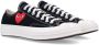 Comme des Garçons Play Zwarte Heart Low Top Sneakers Black Dames - Thumbnail 2