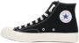 Comme des Garçons Play Zwarte High-Top Canvas Sneakers Black Dames - Thumbnail 3