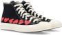 Comme des Garçons Play Zwarte Multi Heart Hi-Top Sneakers Black Dames - Thumbnail 2