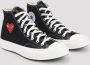 Comme des Garçons Play Zwarte Sneakers Verhoog Stijl Black Heren - Thumbnail 3