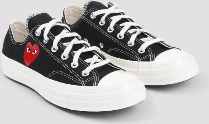 Comme des Garçons Play Zwarte Sneakers voor Alle Gelegenheden Black Heren