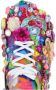 Comme des Garçons Rode Multicolor Leren Sneakers Multicolor Dames - Thumbnail 3