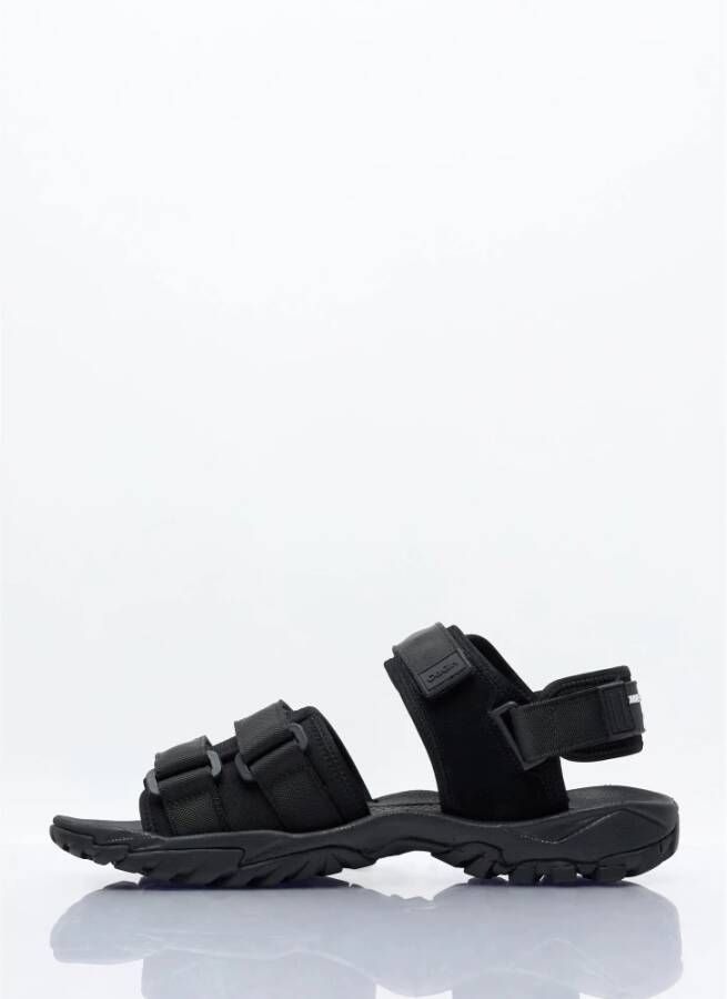 Comme des Garçons Sandalen met logo applique Black Heren