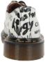 Comme des Garçons Witte leren derby schoenen met all-over print Multicolor Dames - Thumbnail 3