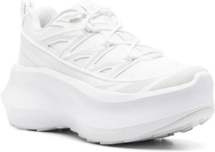 Comme des Garçons Witte Mesh Sneakers met Flatform Zool White Dames