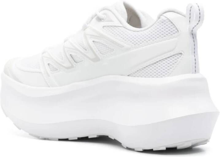 Comme des Garçons Witte Mesh Sneakers met Flatform Zool White Dames