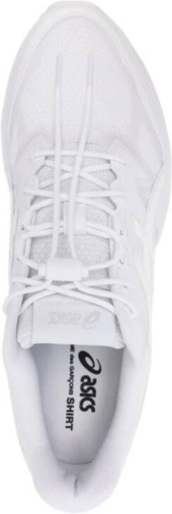 Comme des Garçons Witte Sneakers met Mesh Panelen White Heren