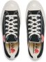 Comme des Garçons Zwarte Canvas Logo Sneakers Black Heren - Thumbnail 3